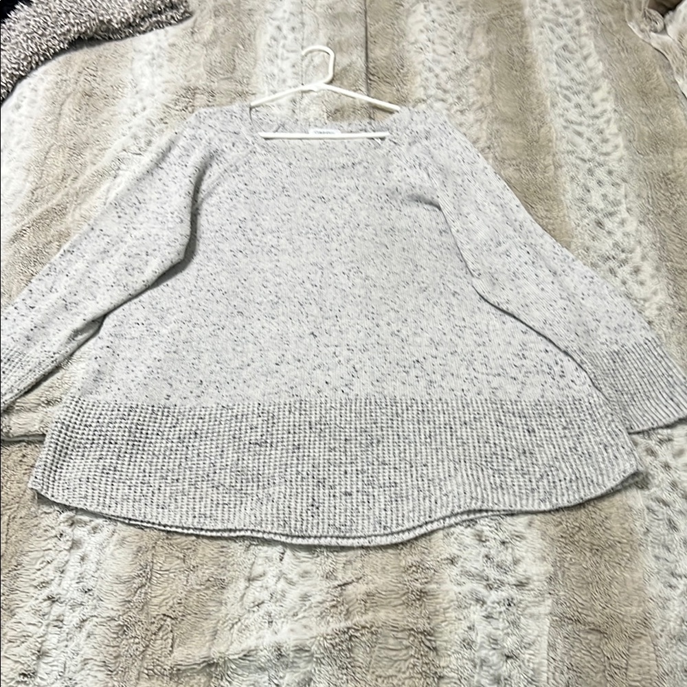 Calvin Klein Women's Light Gray Sweater
